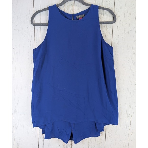 Vince Camuto Size XS Womens Blue Layered Sleeveless Tank Top - Picture 1 of 7
